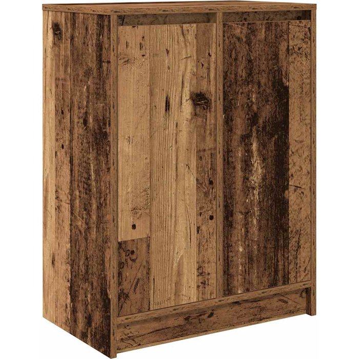 Zapatero de madera vieja 57x34x76 cm madera de ingeniería cfw76449