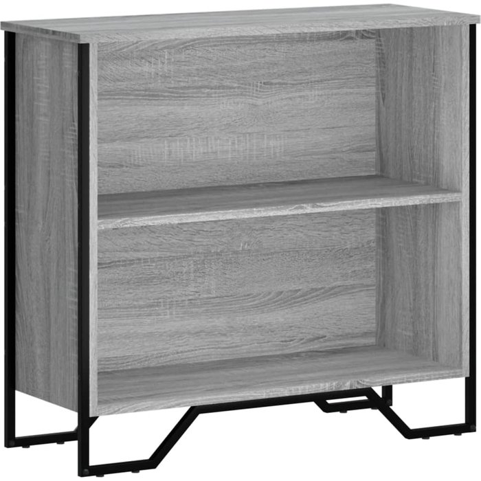 Estantería madera de ingeniería gris sonoma 80x31x74,5 cm – comfortxl