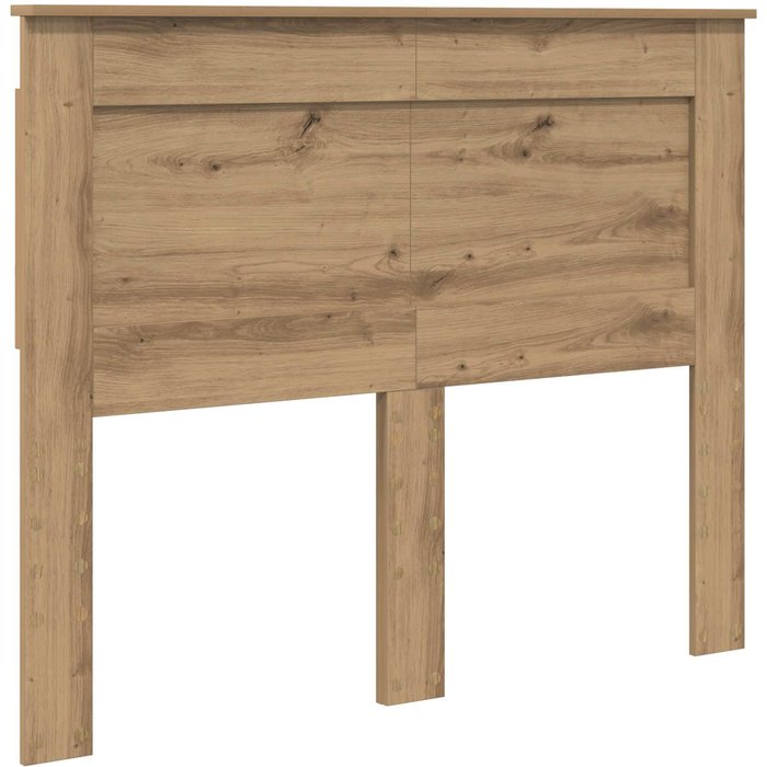 Cabecero cama - mueble cabecero roble artesanal 120 cm madera contrachapada