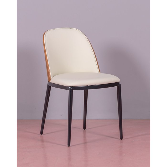 Silla de comedor de diseño tapizada - cottage - nest dream - blanco