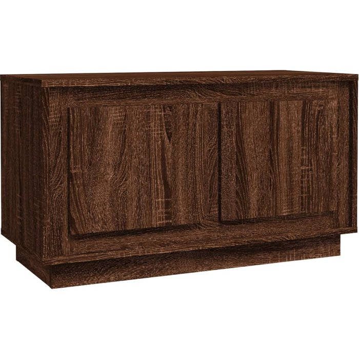 Mueble para tv madera contrachapada roble marrón 80x35x45 cm - comfortxl