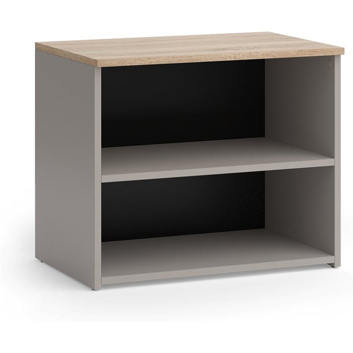 Vicco mueble bajo para tv wido, gris, 60 x 50 cm con 2 compartimentos