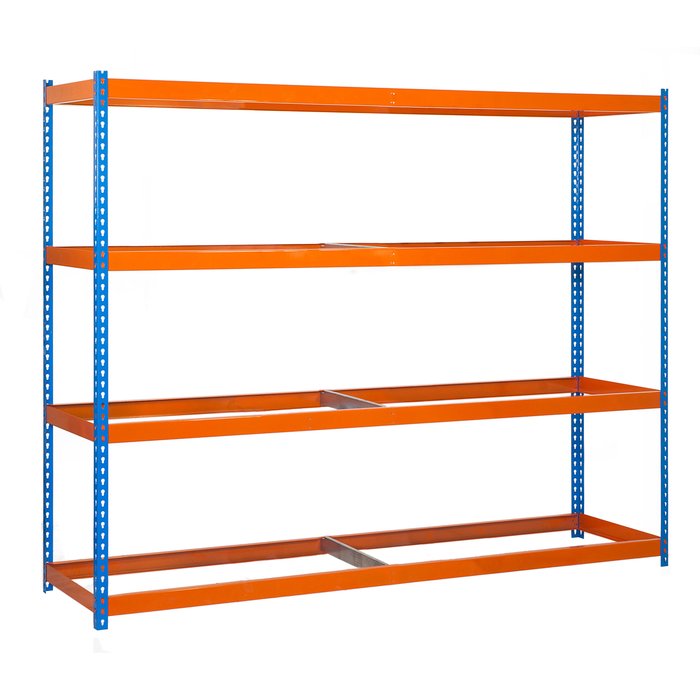Estanteria ecoforte 1206-4 azul/naranja - 450100047201264 - simon rack