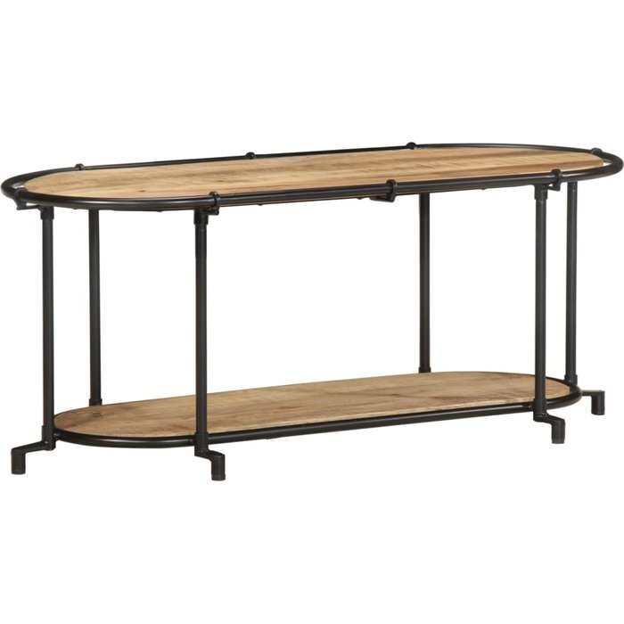 Maison exclusive - mueble de tv madera maciza de mango rugosa 100x42x40 cm