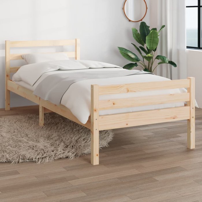 Maison exclusive - estructura de cama sin colchón madera maciza 100x200 cm