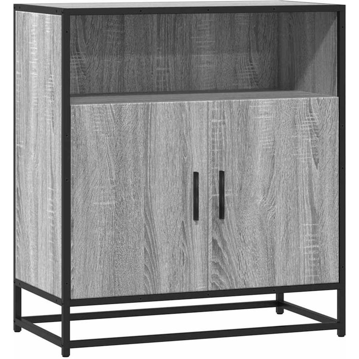 Aparador madera ingeniería gris sonoma 68x35x76 cm - comfortxl