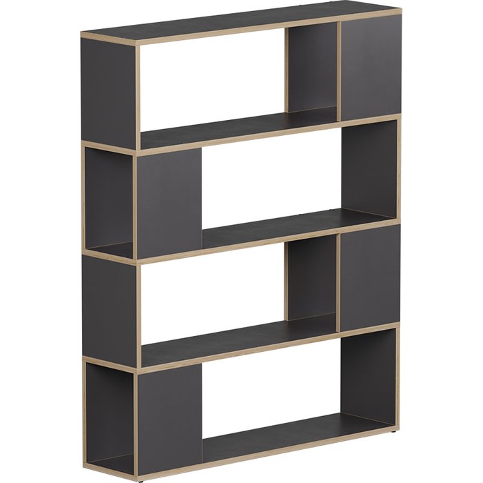 Vicco separador de ambientes eneos, antracita/roble, 100 x 124.5 cm