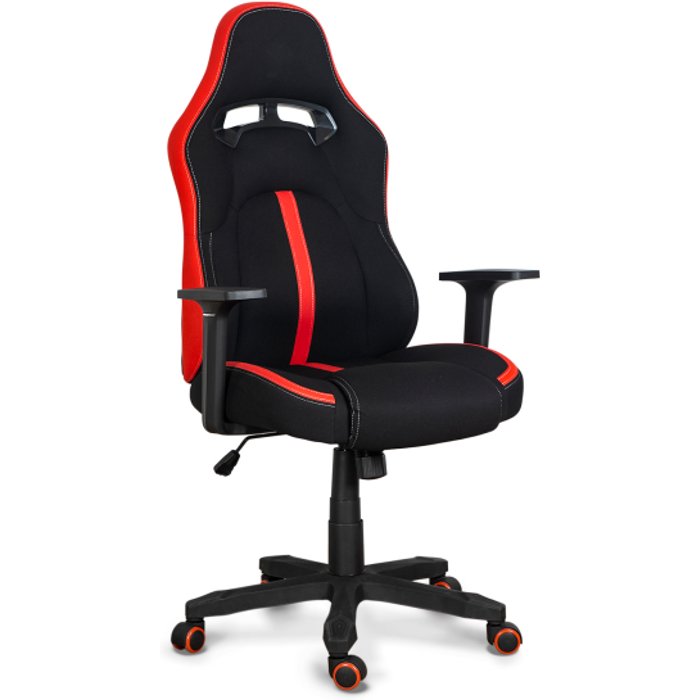 Silla gaming roja y negra premium | universalblue