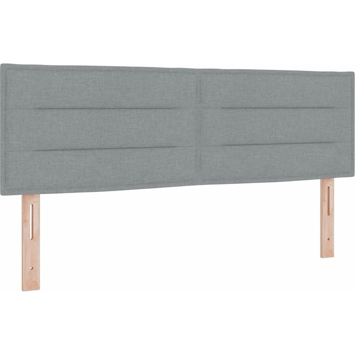 Cabecero cama - mueble cabecero gris claro 160 cm tela