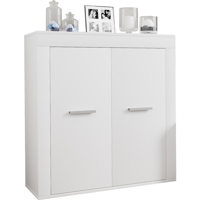 Vcm pecho de cajones y aparadores usilo blanco h. 89 x b. 80 x t. 35 cm