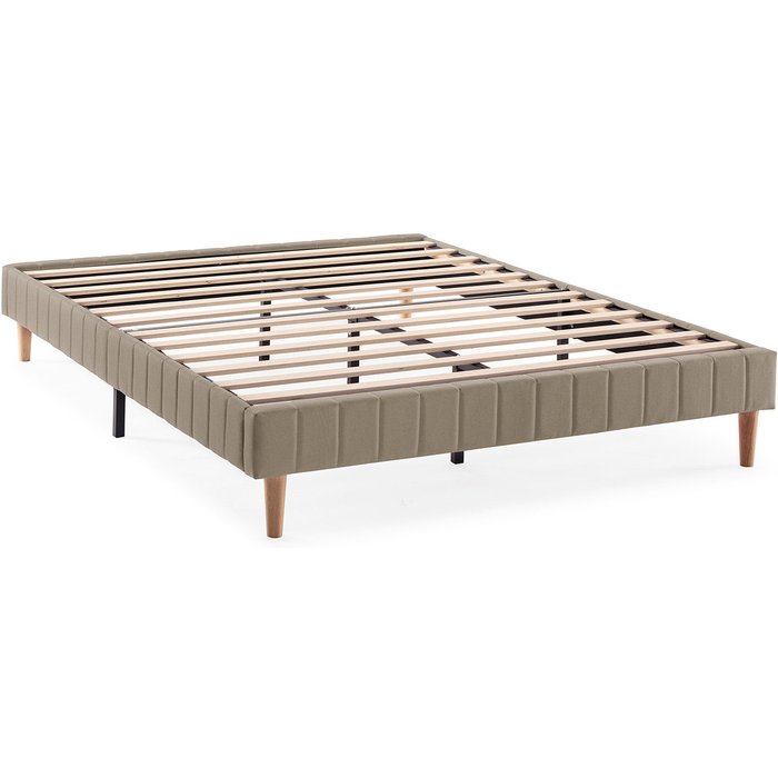 Base tapizada eris 150x190 cm color beige