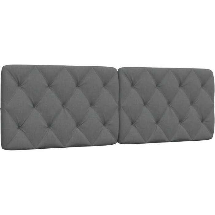 Cojín cabecero tela gris oscuro 160 cm