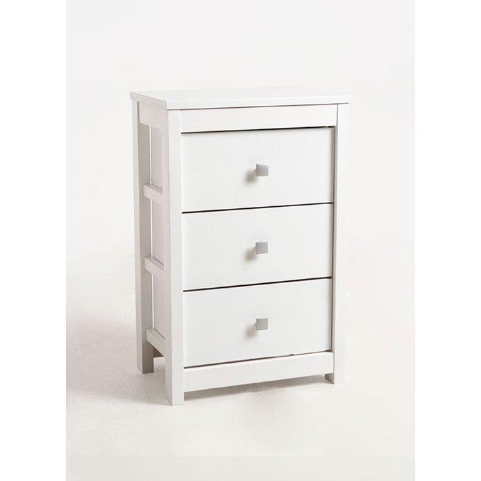 Regalos miguel - muebles auxiliares - cajonera 3 cajones ancha - blanco