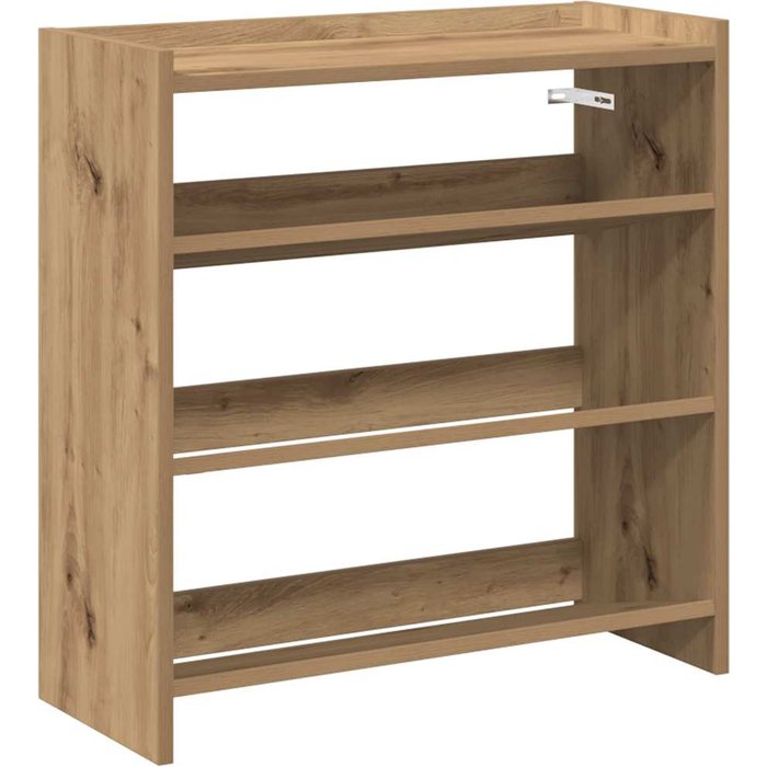 Zapatero artesanal de madera contrachapada 60x25x62 cm