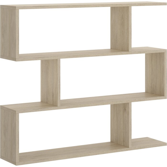 Estantería baja linz natural 96x110x25 cm | estantería multiusos