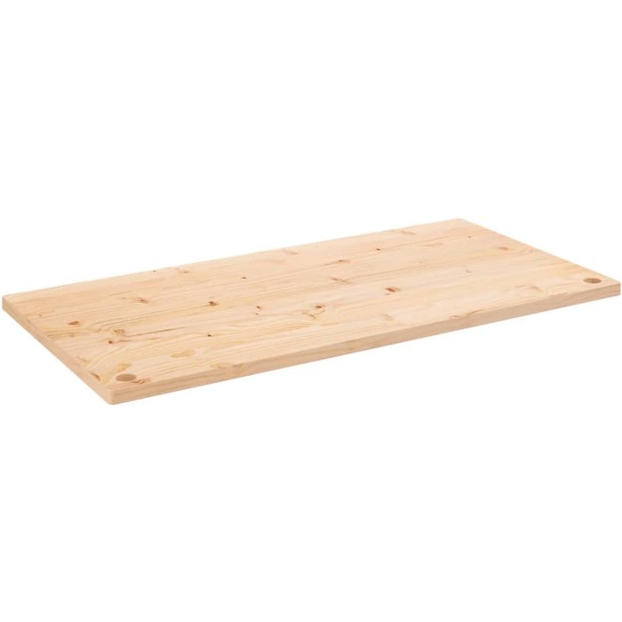 Tablero de escritorio de pino macizo 110x55x2,5 cm - comfortxl