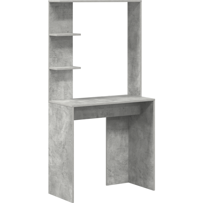 Escritorio de computadora gris concreto gris concreto cfw35170