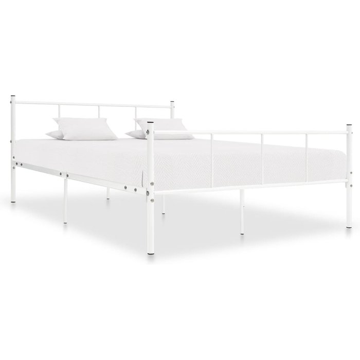 Maison exclusive - estructura de cama sin colchón metal blanco 120x200 cm
