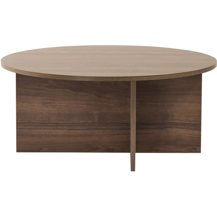 Mesa de centro con tablero redondeado l90 cm - soleil