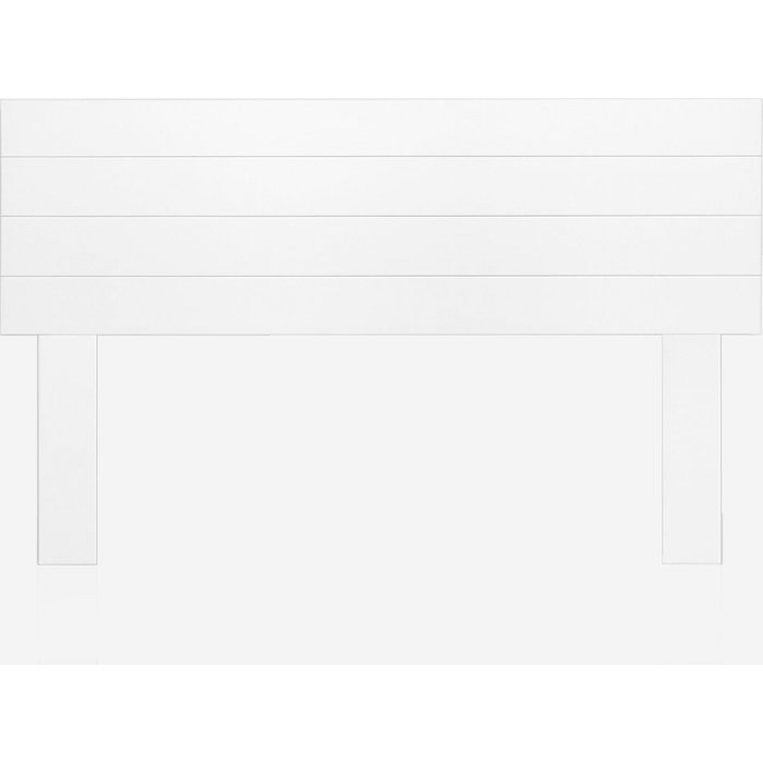 Pejecar – cabecero de madera para cama de 90 cm lacado blanco mate almanzor