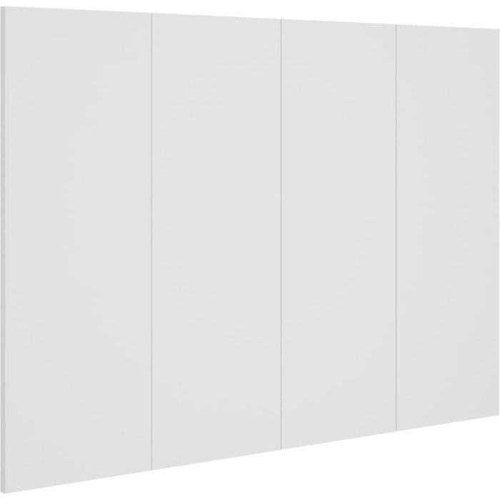 Cabecero de cama - mueble cabecero madera contrachapada blanco 120x1,5x80 cm