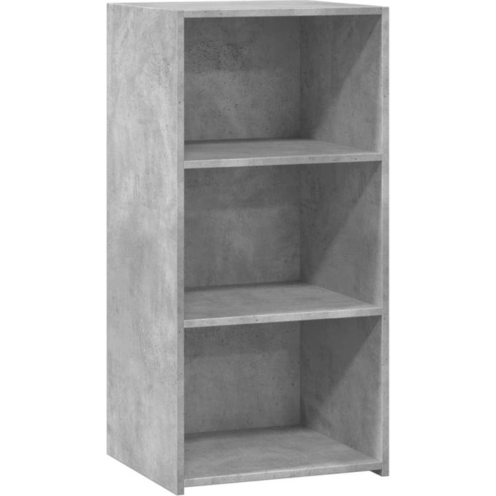 Aparador de madera de ingeniería gris hormigón 45x41x93 cm - comfortxl