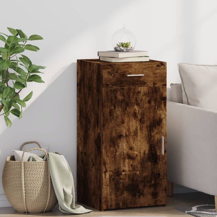 Maison exclusive - aparador madera de ingeniería roble ahumado 45x42,5x93 cm