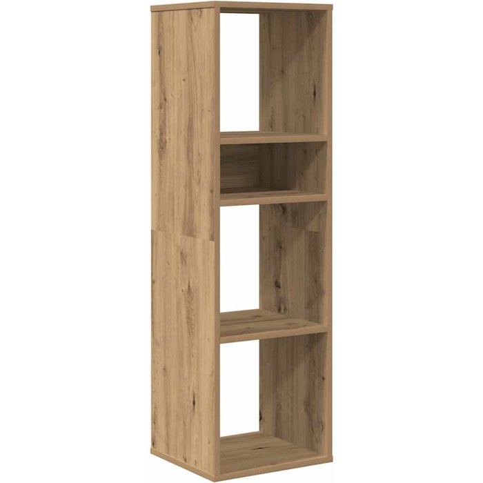 Estantería de madera ingeniería roble artisan 34x31x112 cm – comfortxl