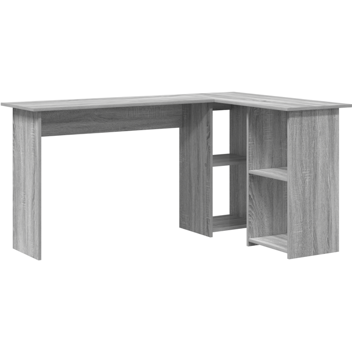 Escritorio gris para computadora gris sonoma mdf mediano cfw14077