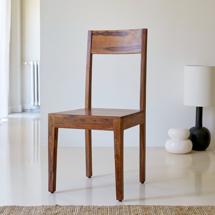 Tikamoon silla madera palisandro maciza natural comedor estilo escandinavo