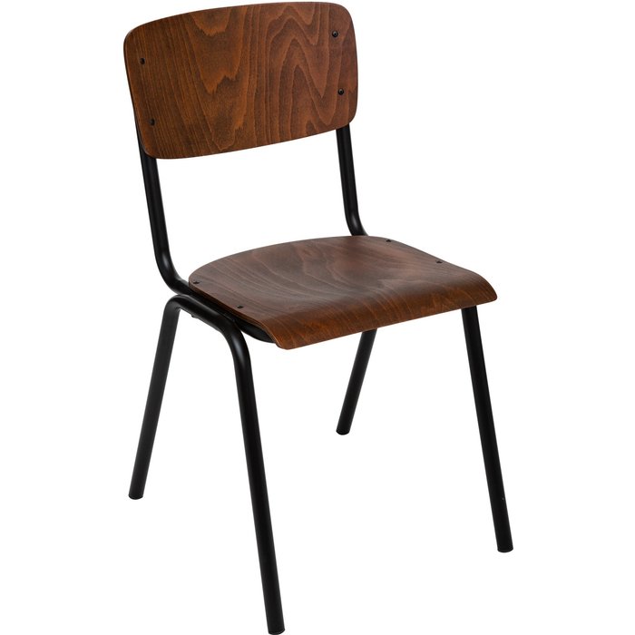 Wellhome silla escolar kiel 83x47,5x44 cm en marrón