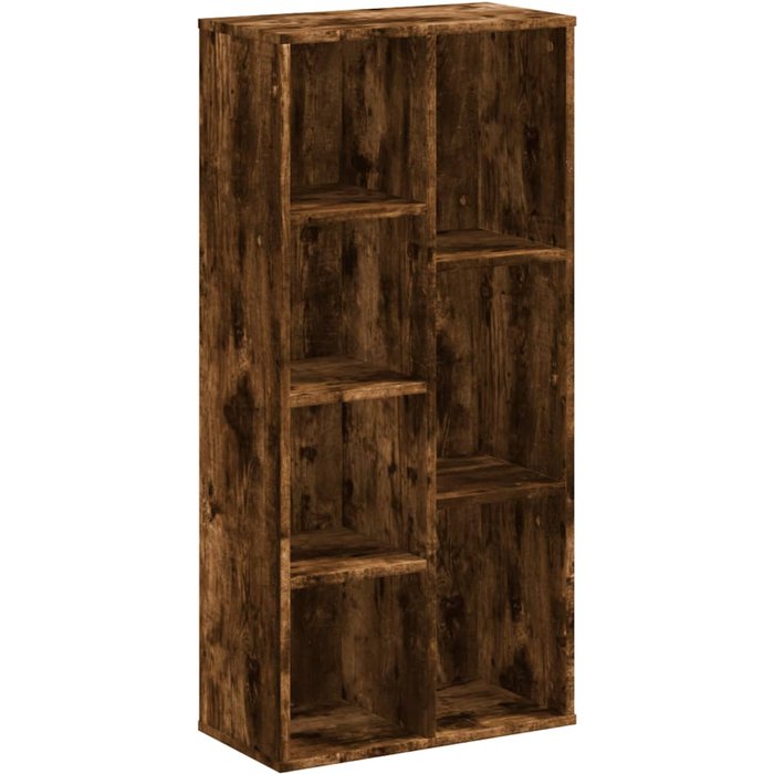 Estantería de madera de ingeniería roble ahumado 50x25x105 cm – comfortxl