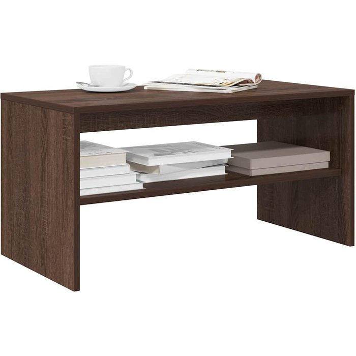 Mueble de tv de roble marrón 80x40x40 cm madera de ingeniería