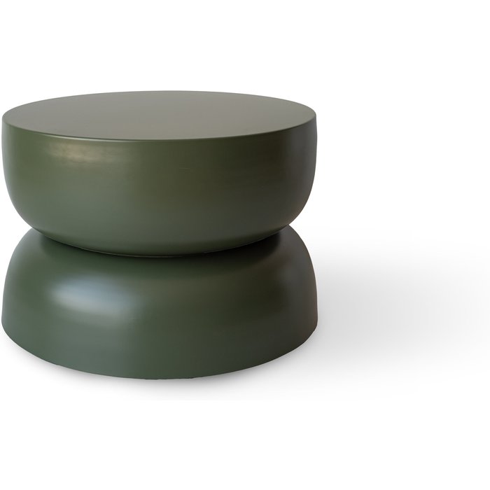 Mesa auxiliar hikui verde 60x60x35cm