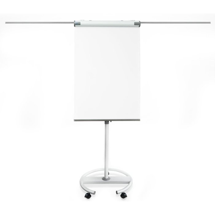 Chevalet flipchart tableau mobiles shark premium sur roulettes 73 x 104 cm