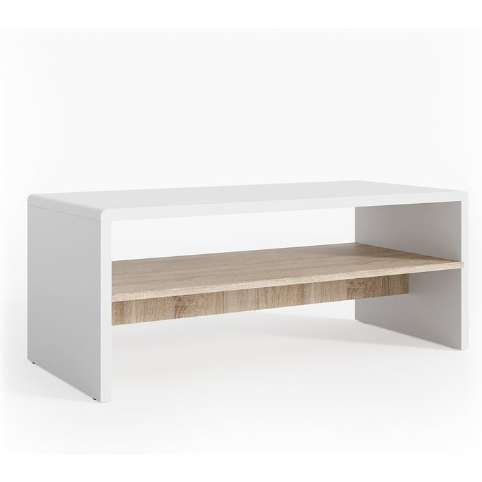 Vicco mesa de centro , blanco/sonoma, 99.6 x 39.8 cm