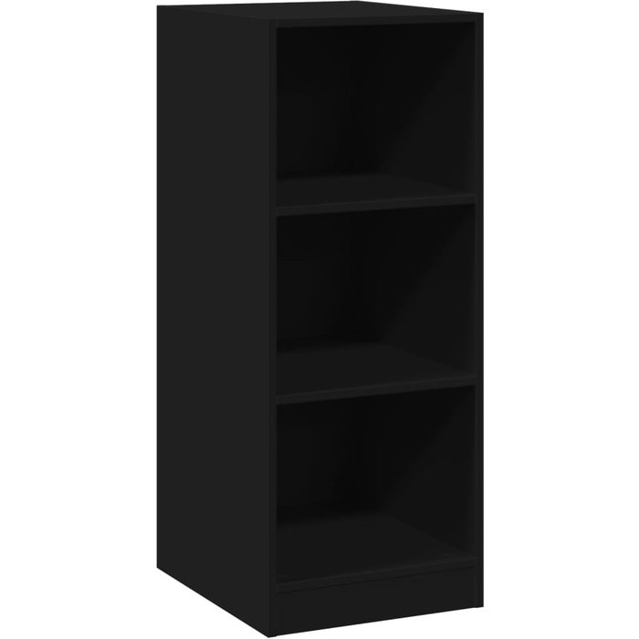 Armario | guardarropa de madera de ingeniería negro 48x41x102 cm cfw53917