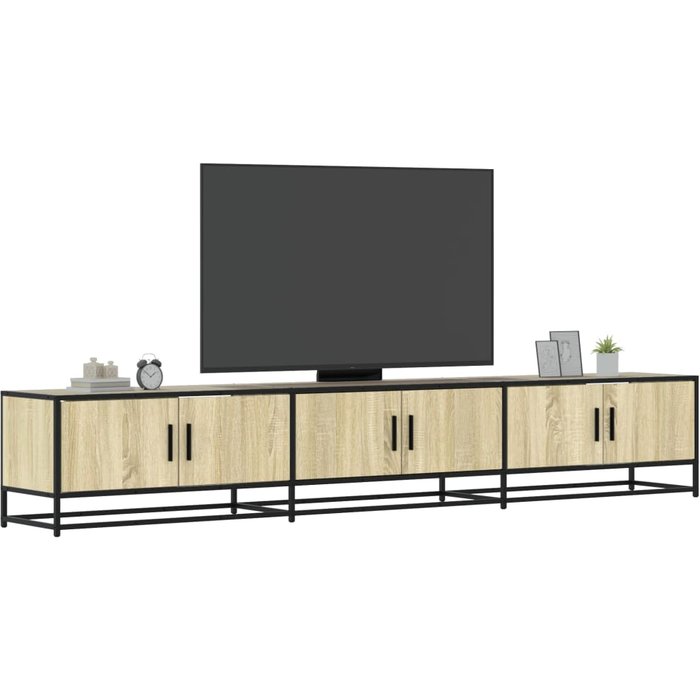 Mueble para tv madera de ingeniería roble sonoma 240x35x41 cm vidaxl