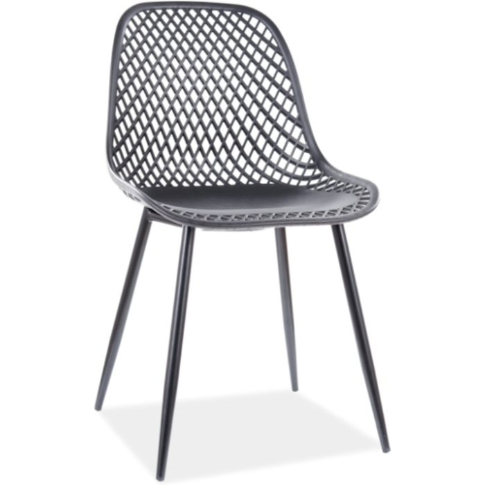 Silla rápida negra de diseño moderno