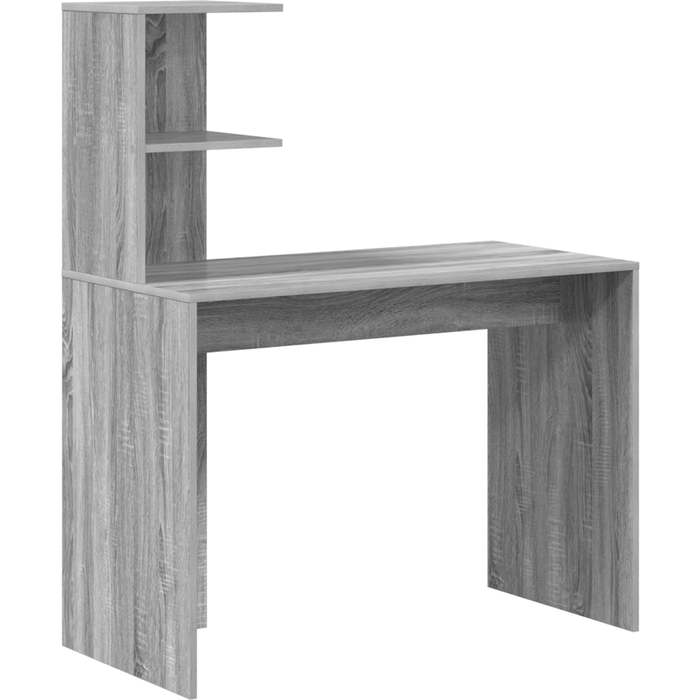 Escritorio gris gris sonoma tablero de partículas tamaño estándar cfw97140