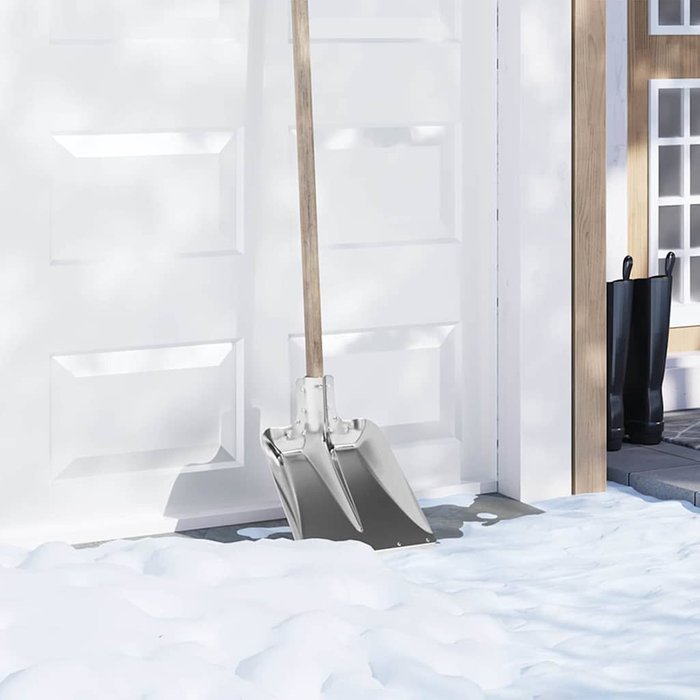 Cabeza de pala 4 pcs plateado 43 x 32,5 cm aluminio vidaxl