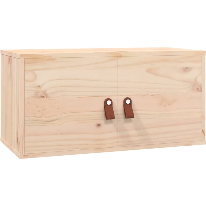Armario de pared de pino macizo 60x30x30 cm - comfortxl