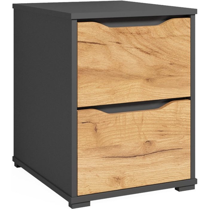 Vicco aparador ruben, roble dorado, 40.2 x 53.6 cm con cajones