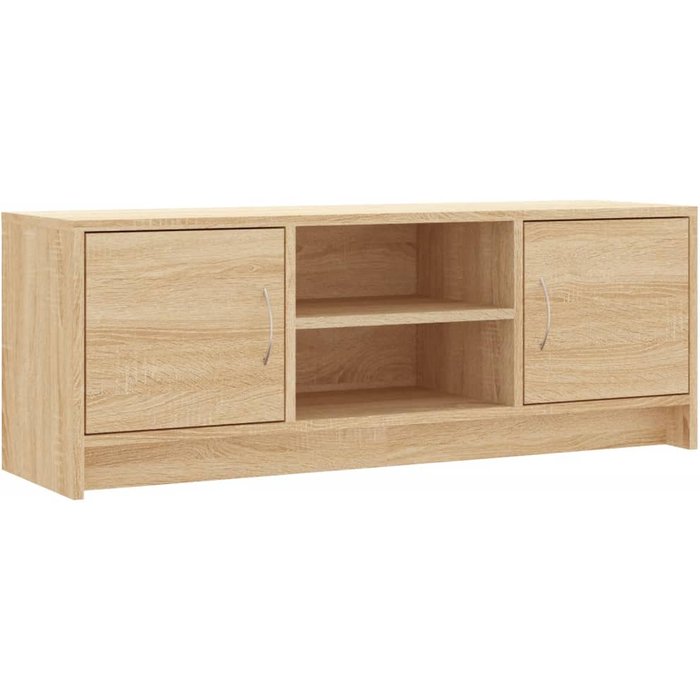 Mueble tv roble sonoma 102x30x37,5 cm madera contrachapada
