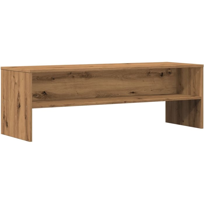 Mueble de tv madera de ingeniería roble artisian 120x40x40cm - comfortxl