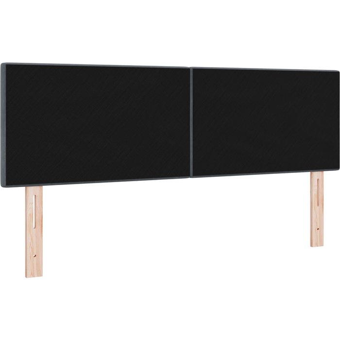 Cabecero button tufted gris oscuro 160 cm terciopelo cfw9067855