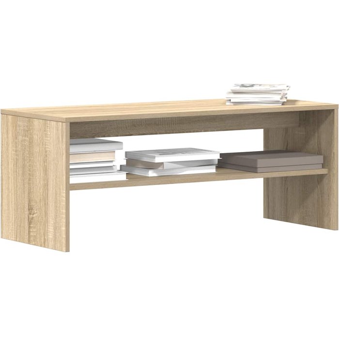 Mueble de tv de roble sonoma 100 x 40 x 40 cm aglomerado