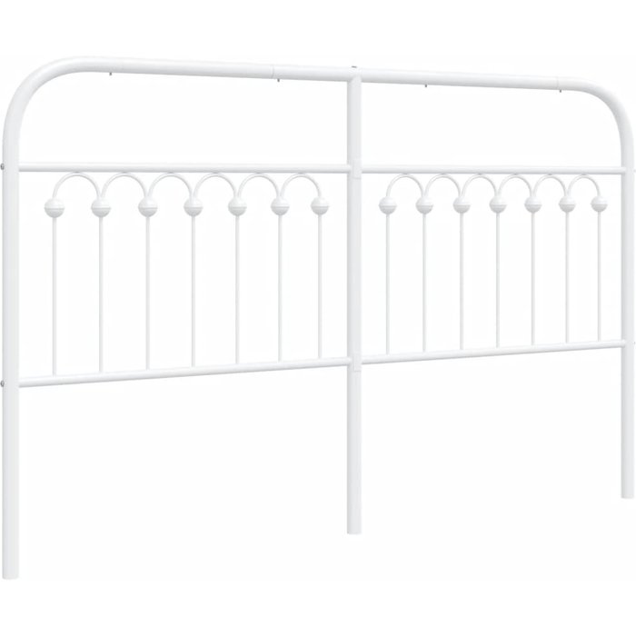 Cabecero,cabecero de cama,panel de cabecera de metal blanco 150 cm cfw44176