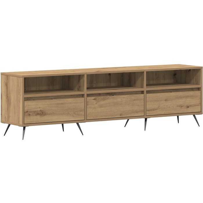 Vidaxl cabinet de tv artisan roble 150x30x44,5 cm madera elaborada