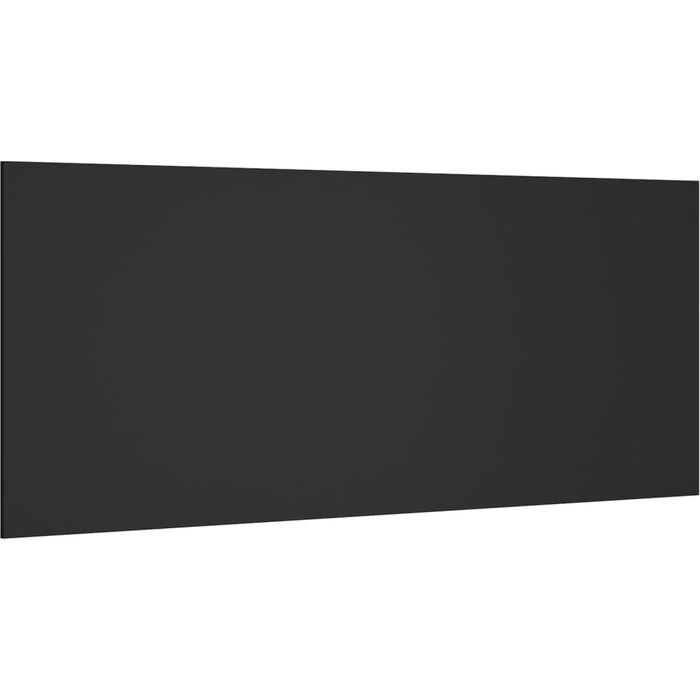 Cabecero de cama madera contrachapada negro 200x1,5x80 cm - comfortxl